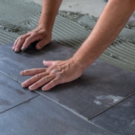 Tile work