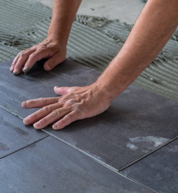 Tile work